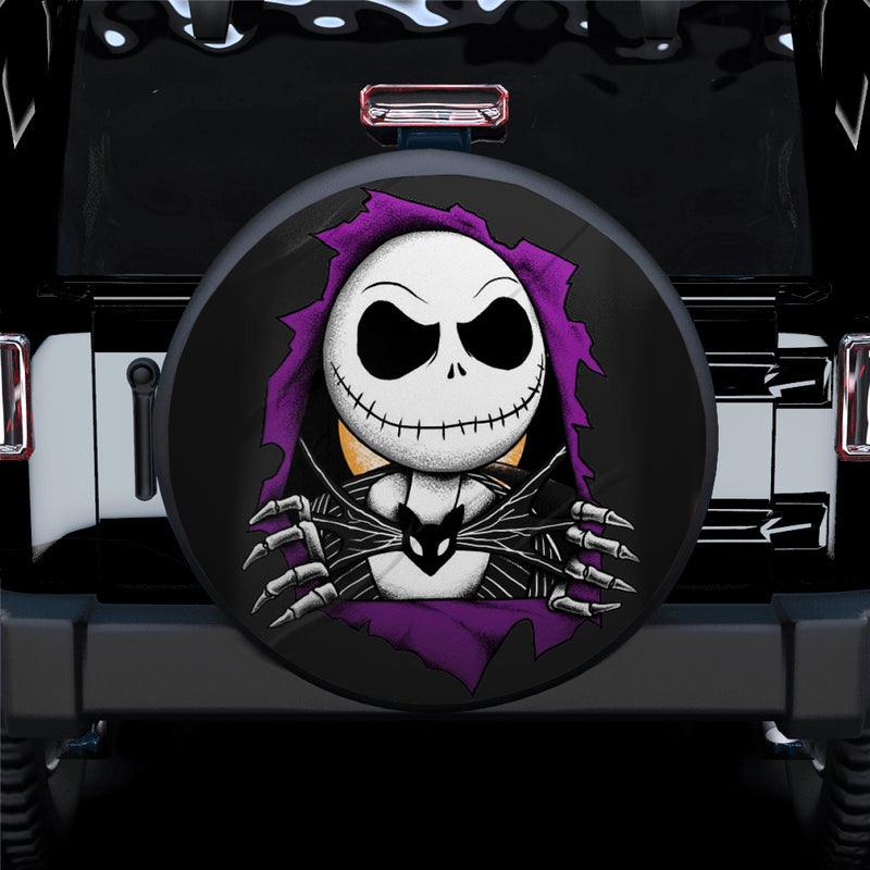 Jack Skellington Jeep Car Spare Tire Covers Gift For Campers