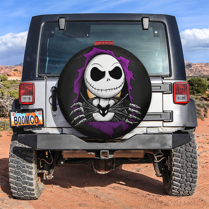 Jack Skellington Jeep Car Spare Tire Covers Gift For Campers