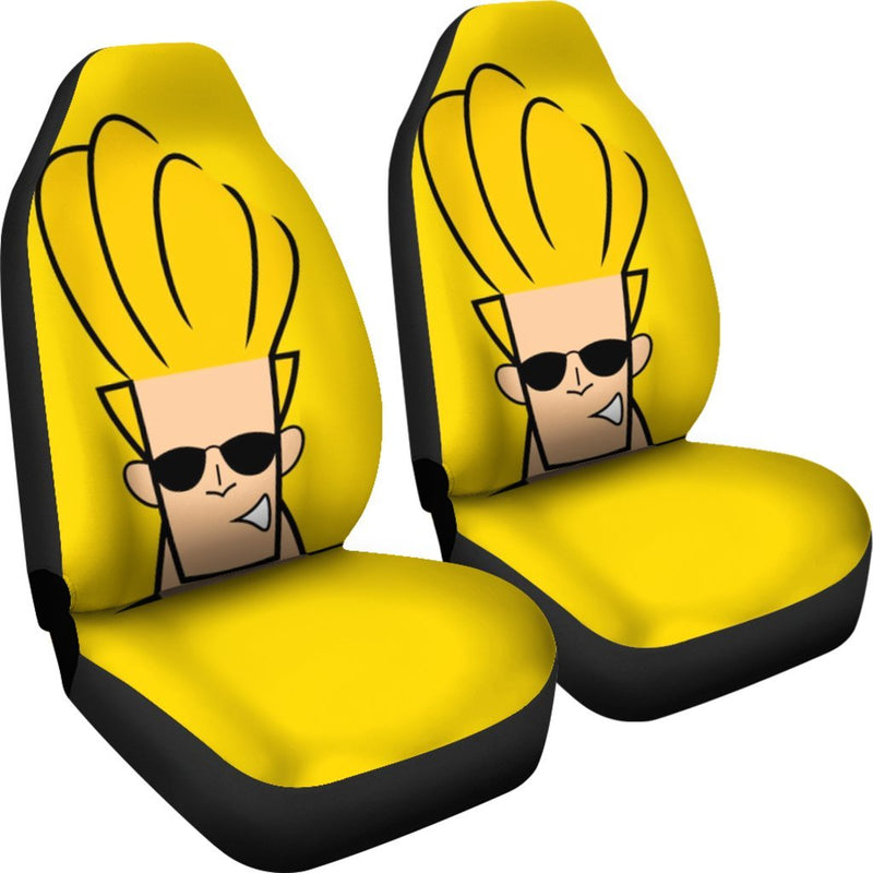 Johnny Bravo Premium Custom Car Seat Covers Decor Protector Nearkii