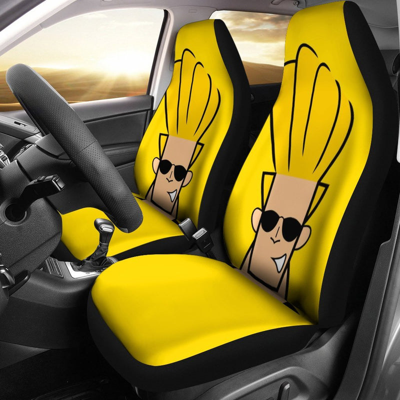 Johnny Bravo Premium Custom Car Seat Covers Decor Protector Nearkii