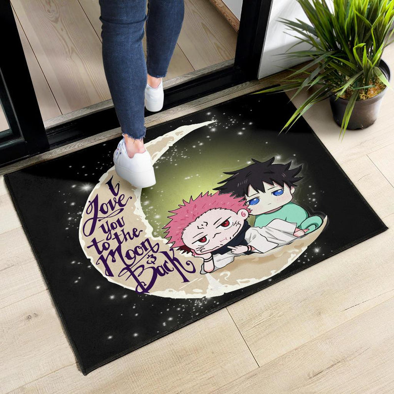 Jujutsu Kaisen Megumi Sukuna Chibi Cute Anime Doormat Nearkii