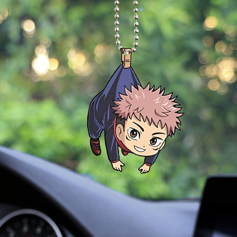 Yuji Itadori Jujutsu Kaisen Anime Car Ornament Custom Car Accessories Decorations