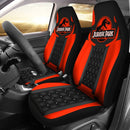 Jurasic Park Car Premium Custom Car Seat Covers Decor Protectors Nearkii