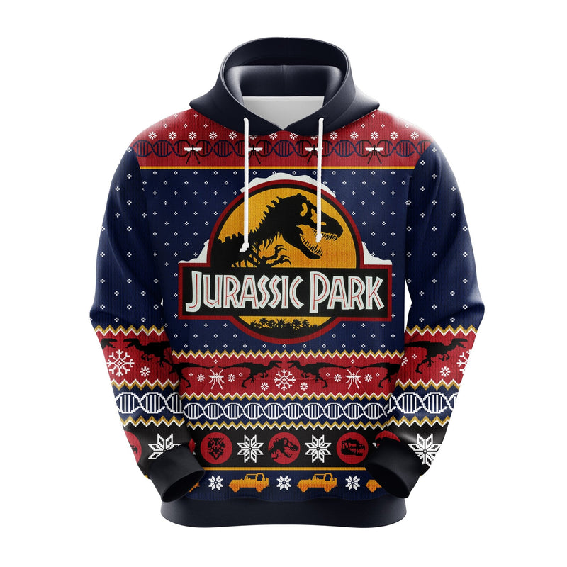 Jurrasic Park Christmas Cute Noel Mc Ugly Hoodie Amazing Gift Idea Thanksgiving Gift Nearkii