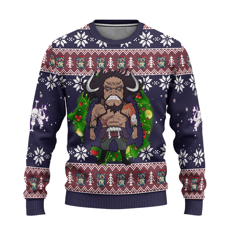 Kaido One Piece Anime Ugly Christmas Sweater Xmas Gift Nearkii