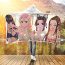 Kimetsu No Yaiba Girl Economy Hooded Blanket Nearkii
