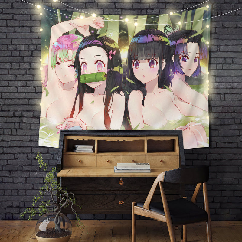 Kimetsu No Yaiba Girl Demon Slayer Hot Anime Tapestry Room Decor Nearkii