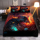 Kitten Bedded Down In The Grass Quilt Bed Sets