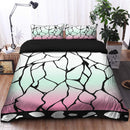 Kochou Shinobu Insect Pillar Butterfly Pattern Demon Slayer Kimetsu No Yaiba Bedding Set Duvet Cover And 2 Pillowcases Nearkii