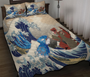Kyogre Vs Groudon The Great Wave Japan Quilt Bed Sets