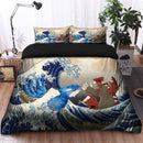 Kyogre Vs Groudon The Great Wave Japan Bedding Set