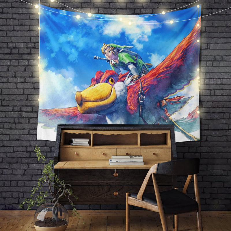Legend Of Zelda Skyward Sword Tapestry Room Decor Nearkii