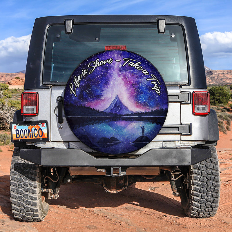 Life Is Short Jeep Car Spare Tire Cover Gift For Campers Nearkii