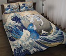 Lugia Vs Kyogre The Great Wave Japan Quilt Bed Sets
