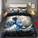 Lugia Vs Kyogre The Great Wave Japan Bedding Set