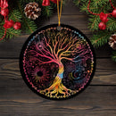 Magic Color Tree Mica Circle Ornament Perfect Gift For Holiday Nearkii