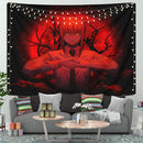 Makima Chainsaw Man Anime Moonlight Tapestry Room Decor Nearkii
