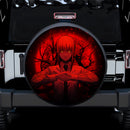 Makima Chainsaw Man Anime Moonlight Jeep Car Spare Tire Covers Gift For Campers Nearkii