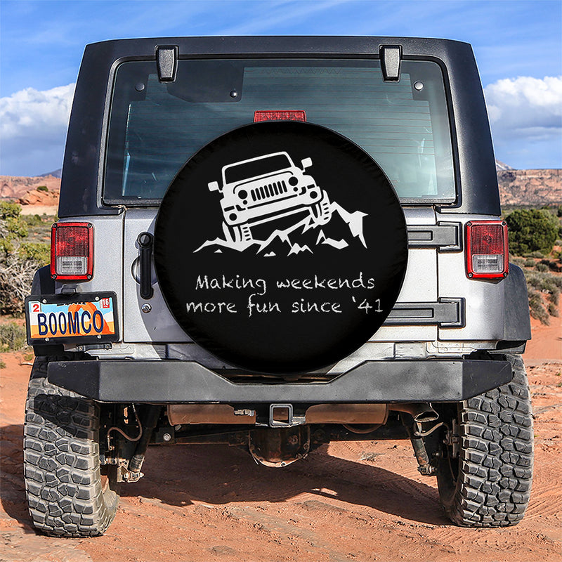 Making Weekends More Fun Since 41 Jeep Car Spare Tire Covers Gift For Campers Nearkii