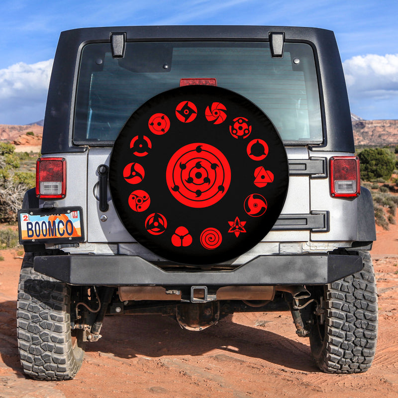 Mangekyou Sharingan Spare Tire Cover Gift For Campers Nearkii