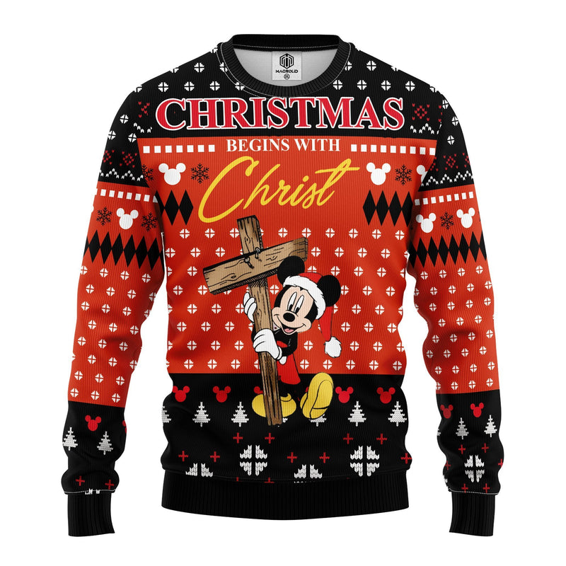 Mice Christ Ugly Christmas Sweater Amazing Gift Idea Thanksgiving Gift Nearkii