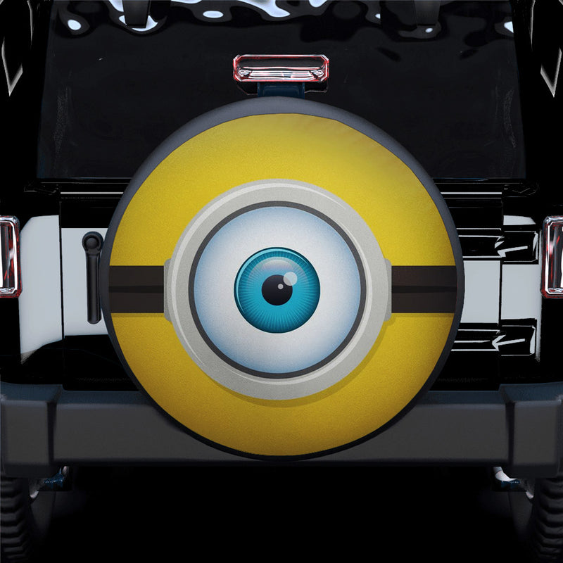 Minion Eye Ball Glasses Car Spare Tire Covers Gift For Campers Nearkii