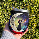 Cat Ghibli Jji Anime Love You To Moon And Back Premium Wine Tumbler Nearkii