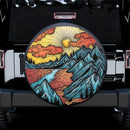 Mountain Is Calling Art Jeep Car Spare Tire Cover Gift For Campers Nearkii