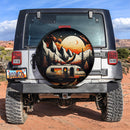 Mountains Camping 1 Car Spare Tire Covers Gift For Campers Nearkii