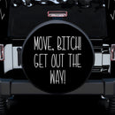 Move Bitch! Get Out The Way Jeep Car Spare Tire Cover
