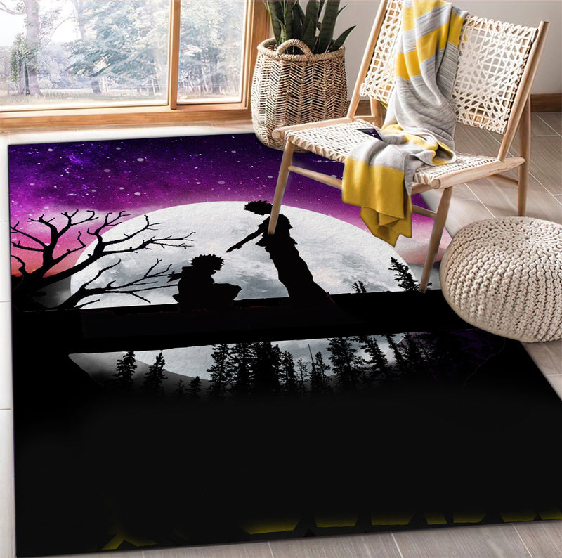 My Hero Academia Moon Night Rug Carpet Rug Home Room Decor Nearkii