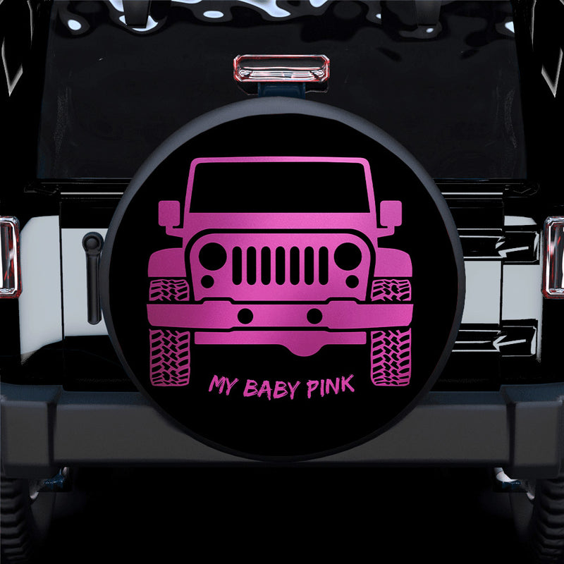My Baby Pink Jeep Car Spare Tire Covers Gift For Campers Nearkii