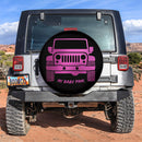 My Baby Pink Jeep Car Spare Tire Covers Gift For Campers Nearkii