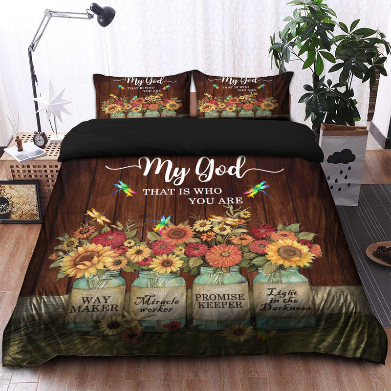 My God That Is Who You Are Bedding Set Duvet Cover And 2 Pillowcases Nearkii