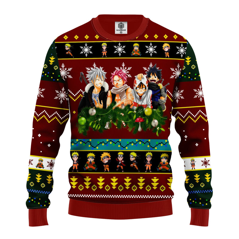 Fairy Tail Ugly Christmas Sweater Amazing Gift Idea Thanksgiving Gift Nearkii