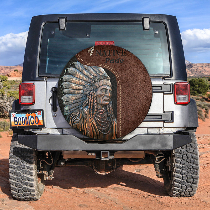 Native American, Native Tribe Pride Jeep Car Spare Tire Cover Gift For Campers Nearkii