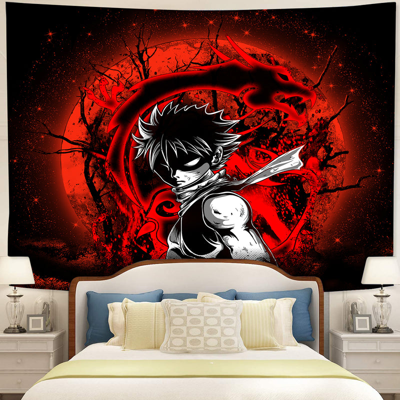 Natsu Dragonee Fairy Tale Moonlight Tapestry Room Decor Nearkii