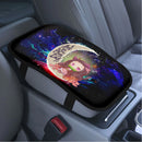 Nezuko Demon Slayer Love To Moon Back Galaxy Premium Custom Armrest Center Console Cover Car Accessories Nearkii
