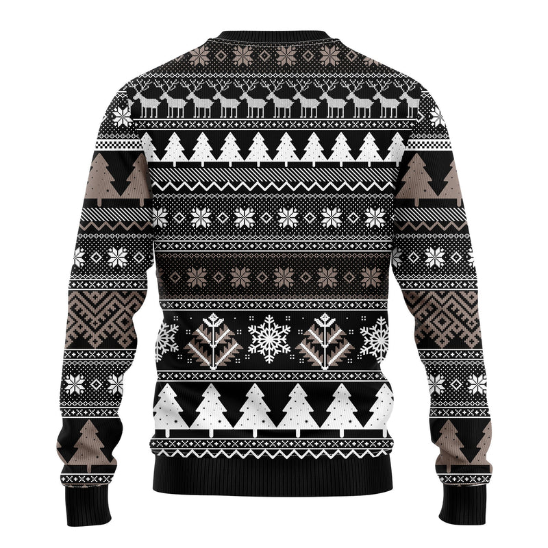 B&W Nightmare Before 2021 Ugly Christmas Sweater Amazing Gift Idea Thanksgiving Gift Nearkii