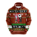 Nightmare Before Christmas Cute Noel Mc Ugly Hoodie Red 2- Amazing Gift Idea Thanksgiving Gift Nearkii
