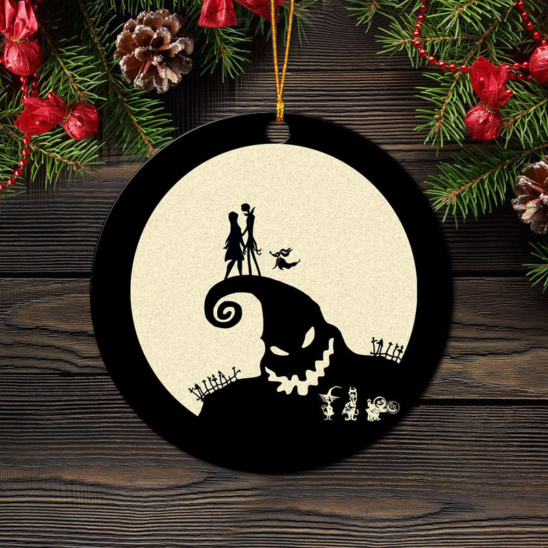 Nightmare Before Christmas Mica Ornament Perfect Gift For Holiday Nearkii