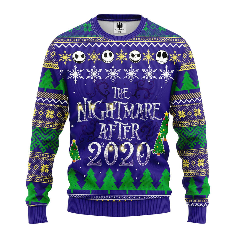 Nightmare After 2021 Ugly Christmas Sweater Amazing Gift Idea Thanksgiving Gift Nearkii