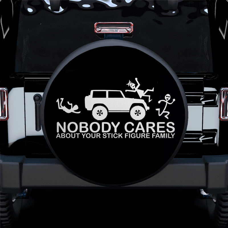 Nobody Cares Funny Jeep Car Spare Tire Covers Gift For Campers Nearkii