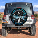 On A Dark Desert Highway Blue Jeep Car Spare Tire Covers Gift For Campers Nearkii