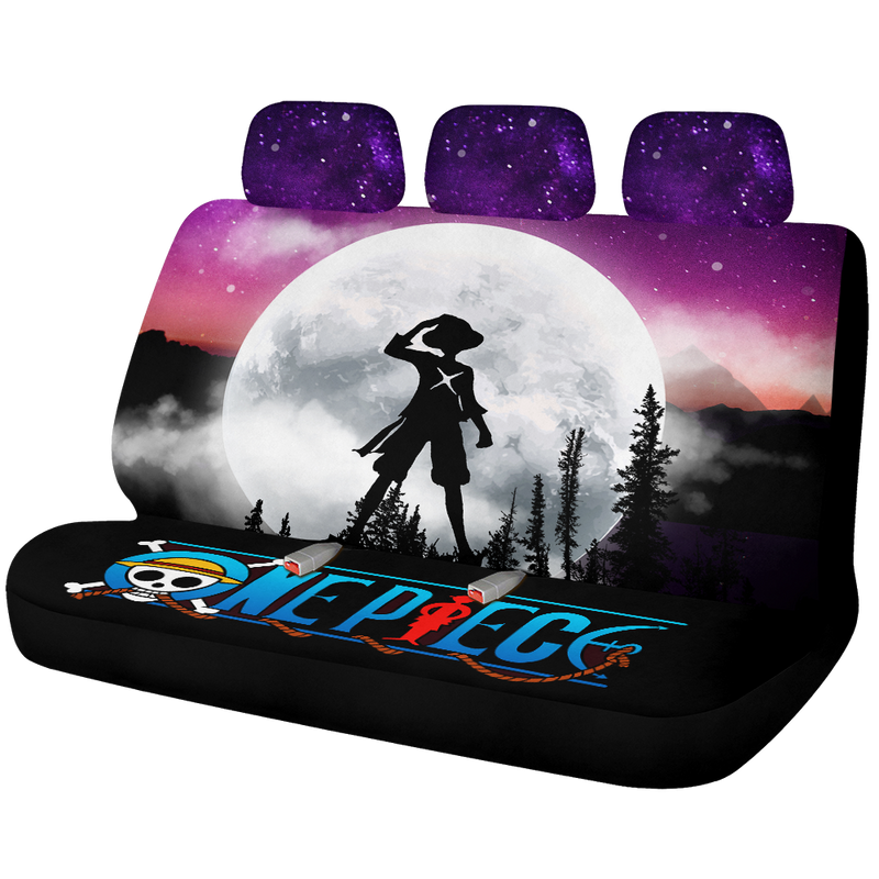 One Piece Sunset Car Back Seat Covers Decor Protectors Nearkii