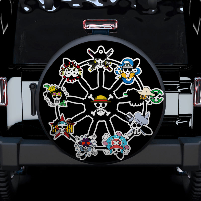 Anime One Piece Icon Moonlight Jeep Car Spare Tire Covers Gift For Campers Nearkii