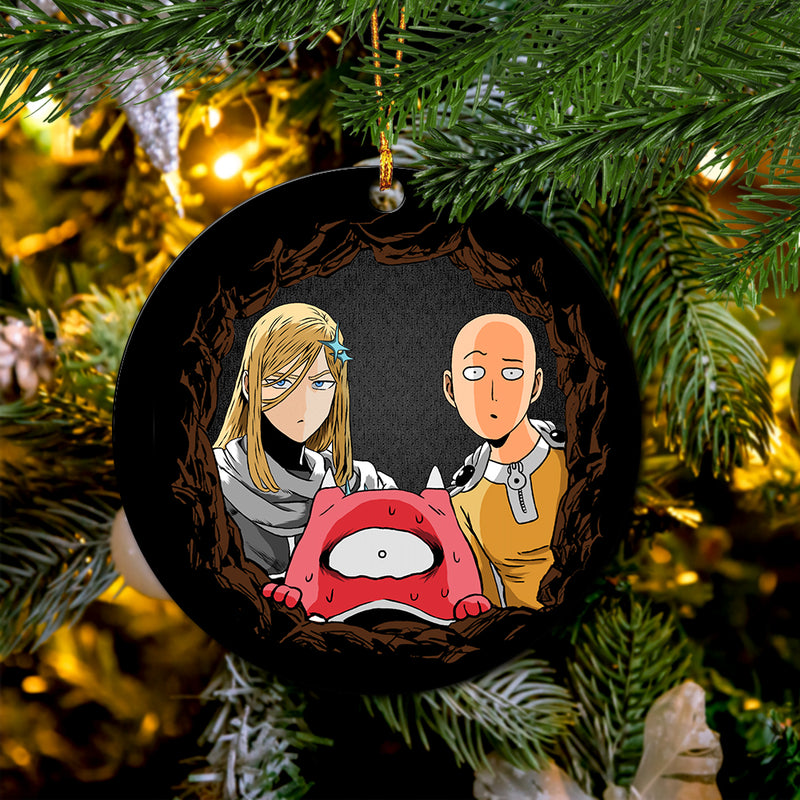One Punch Man Mica Ornament Perfect Gift For Holiday Nearkii