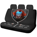 Pennywise IT Horror Movies Get In Sit Down Shut Up Hold On Funny Car Back Seat Covers Decor Protectors Nearkii
