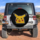 Pikachu Shocked Meme Jeep Car Spare Tire Cover