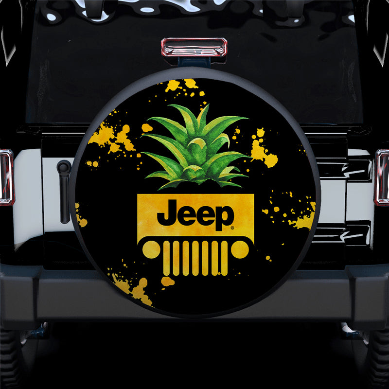 Pineapple Jeep Car Spare Tire Covers Gift For Campers Nearkii